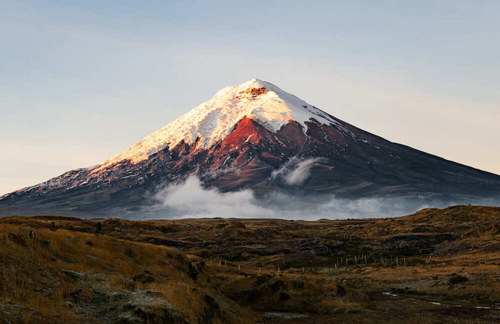 Hiking in the Ecuadorian Andes near Cotopaxi